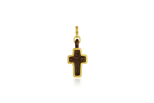 Ancient Bronze Cross Pendant