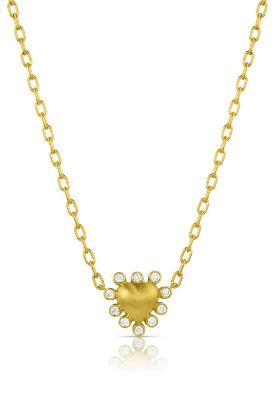Essential Colors Heart Necklace - Diamond
