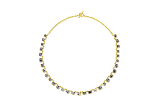 Gemmy Rivière Necklace - Grey Spinel