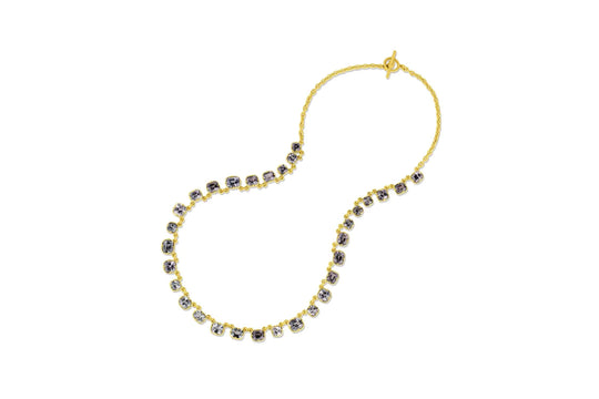 Gemmy Rivière Necklace - Grey Spinel