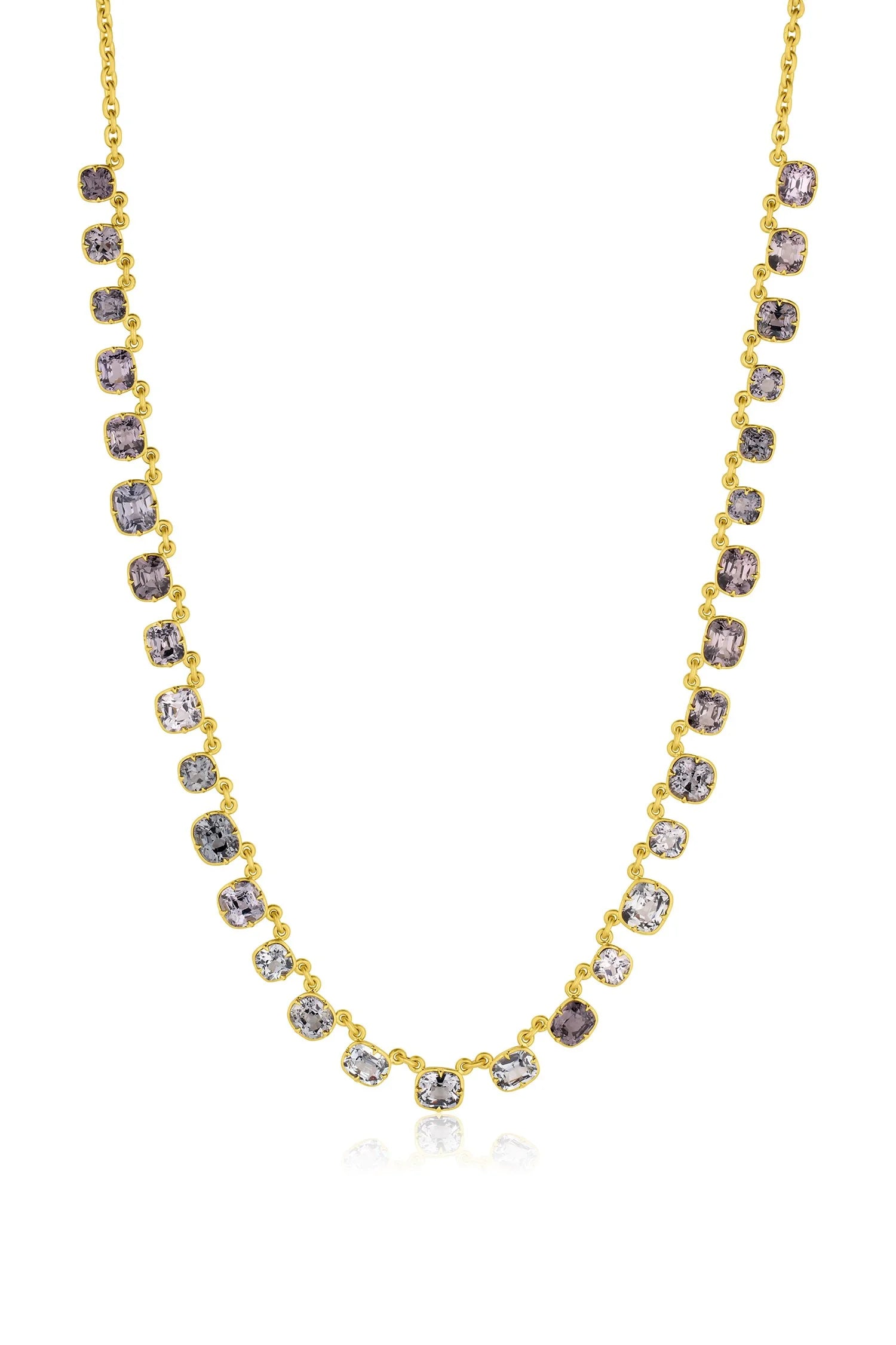 Gemmy Rivière Necklace - Grey Spinel