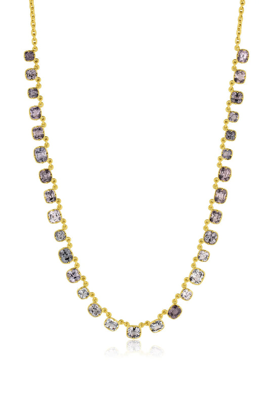Gemmy Rivière Necklace - Grey Spinel