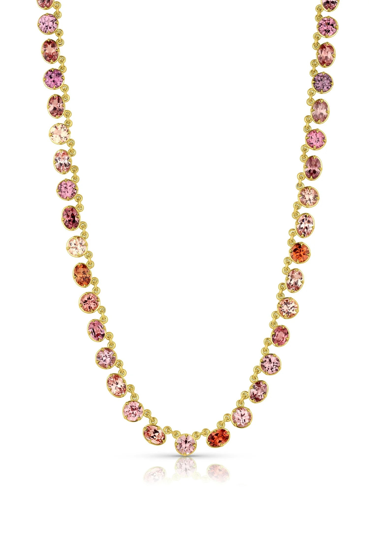 Gemmy Riviere Necklace - Malaya Garnet