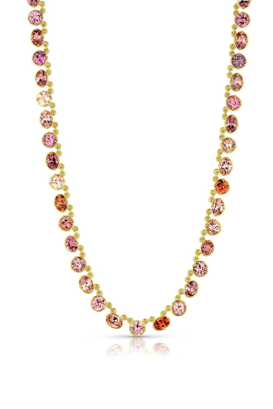 Gemmy Riviere Necklace - Malaya Garnet
