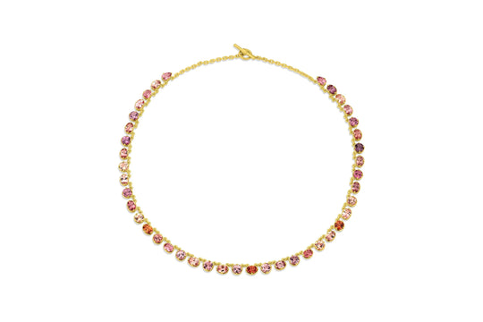 Gemmy Riviere Necklace - Malaya Garnet