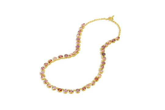 Gemmy Riviere Necklace - Malaya Garnet