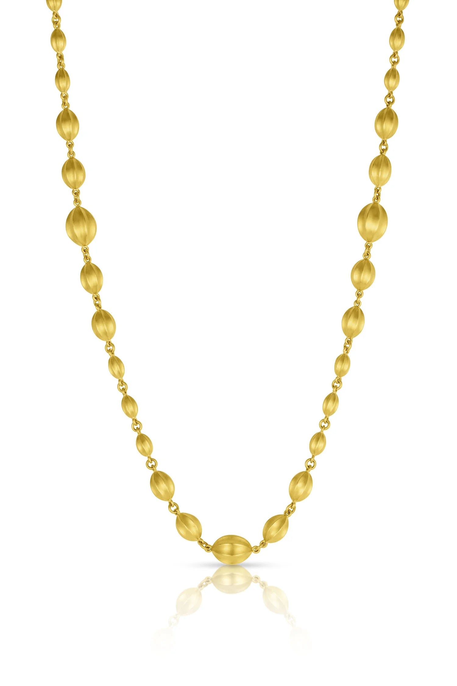 Wave Bead Necklace - 20"