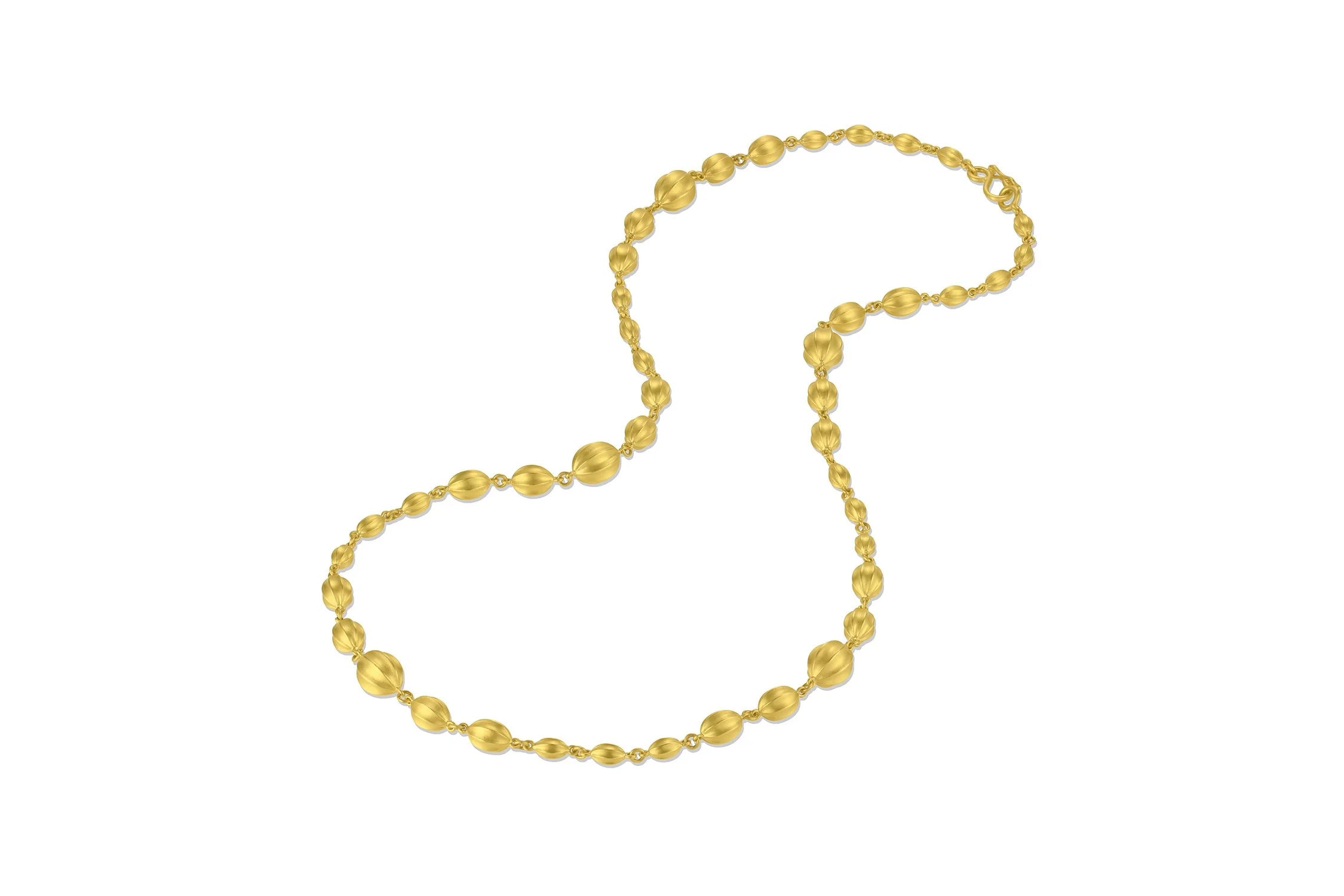 Wave Bead Necklace - 20"