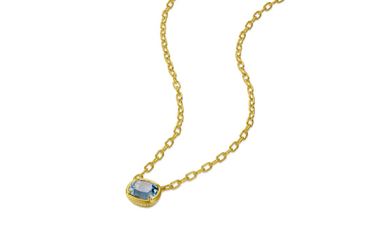 Bijou Necklace - Aquamarine