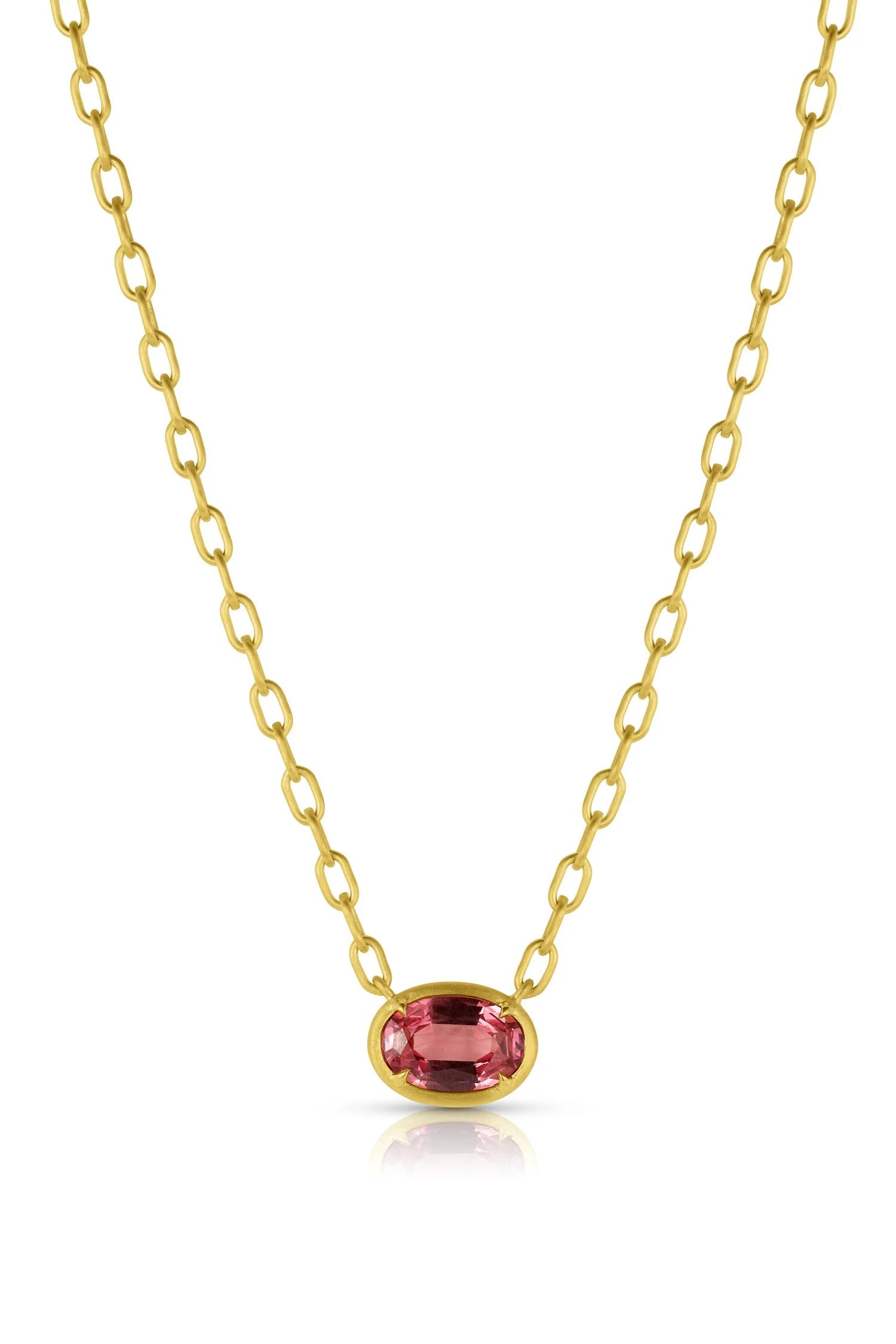 Bijou Necklace - Lotus Garnet