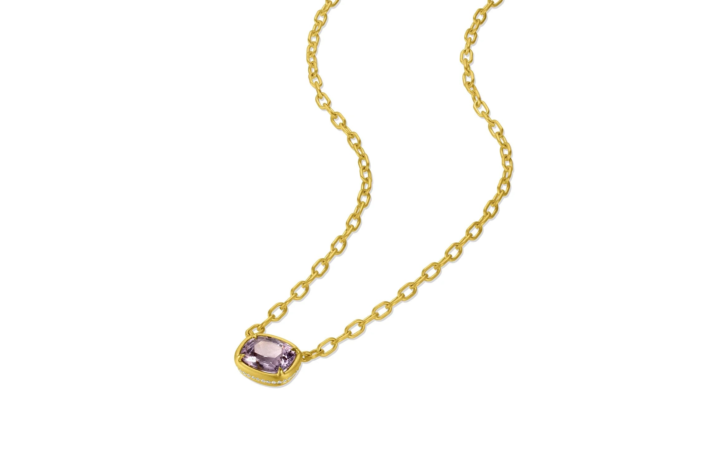 Bijou Necklace - Purple Spinel