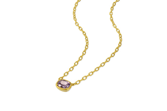 Bijou Necklace - Purple Spinel