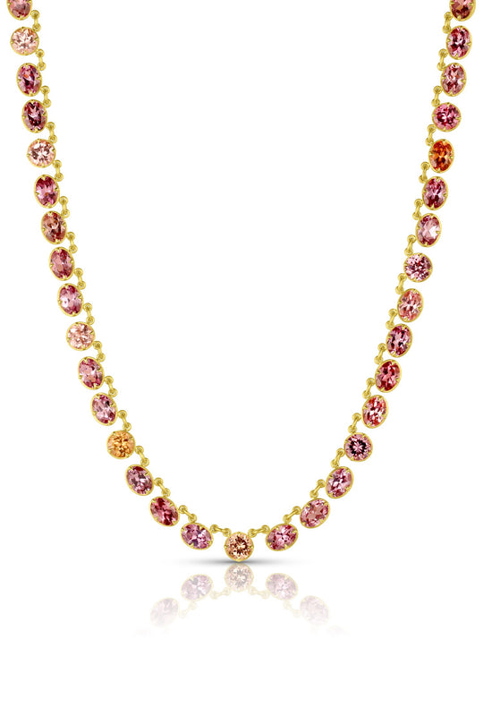 Gemmy Rivière Necklace - Malaya Garnet