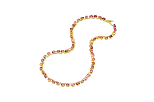 Gemmy Rivière Necklace - Malaya Garnet