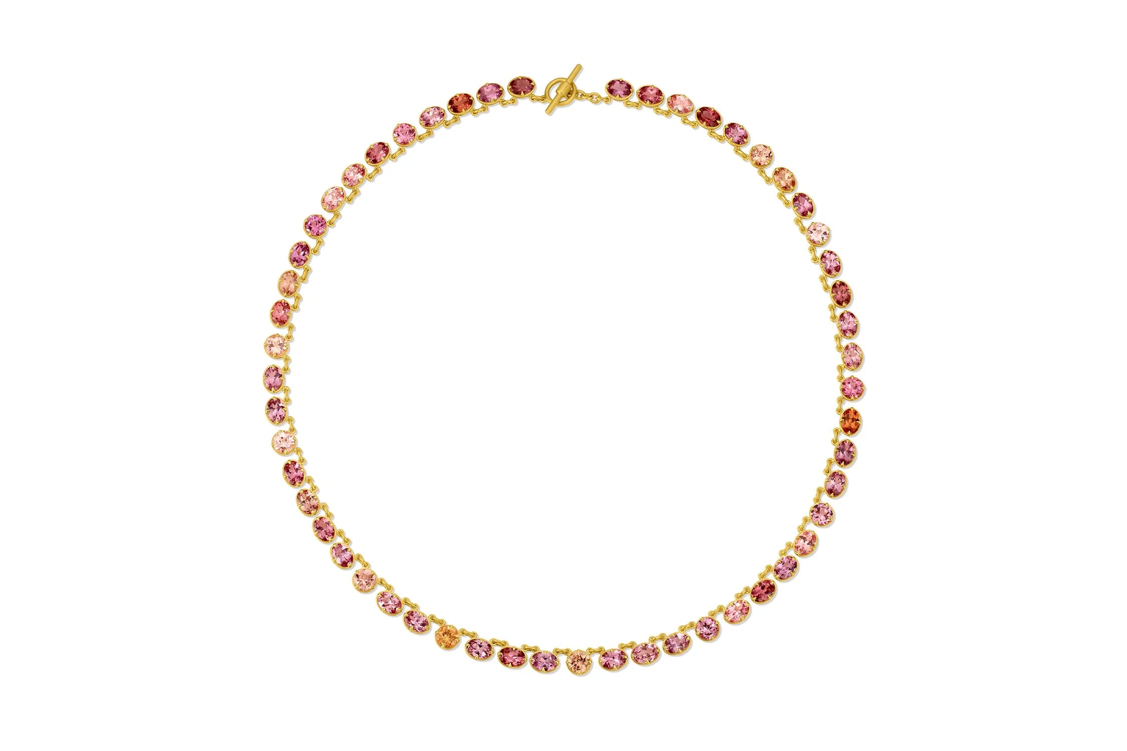 Gemmy Rivière Necklace - Malaya Garnet