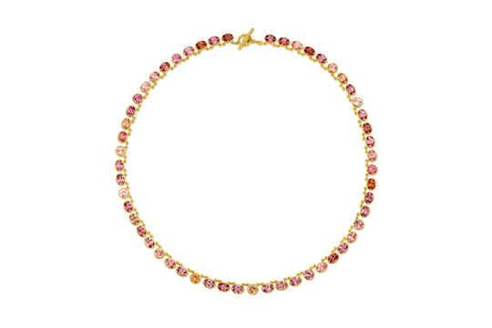 Gemmy Rivière Necklace - Malaya Garnet