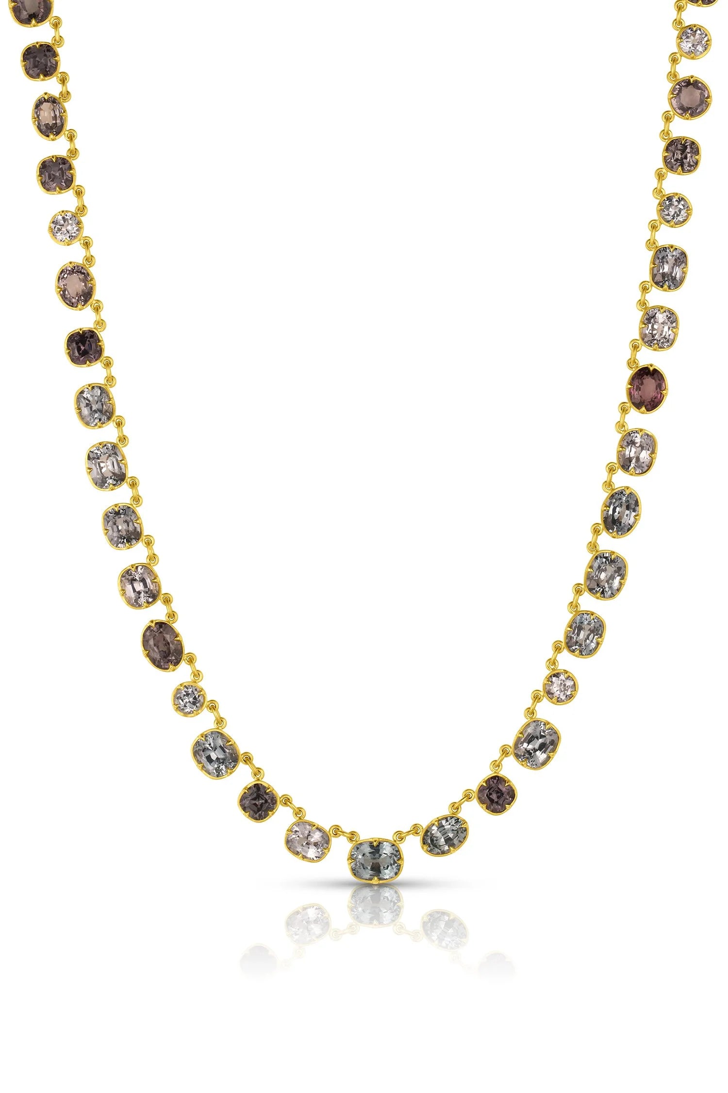 Gemmy Rivière Necklace - Grey Spinel
