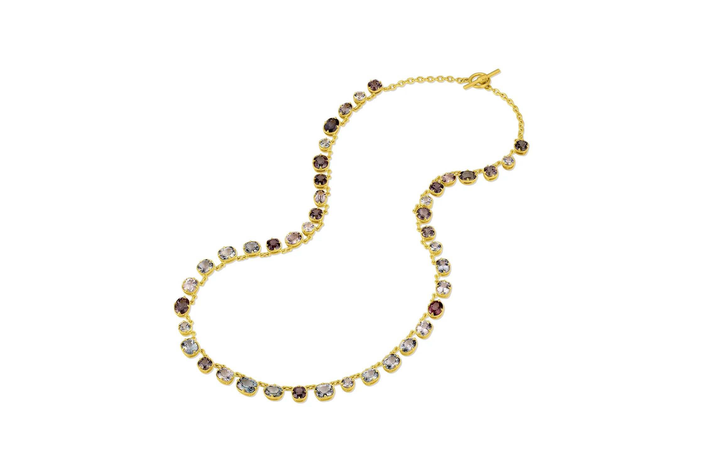 Gemmy Rivière Necklace - Grey Spinel