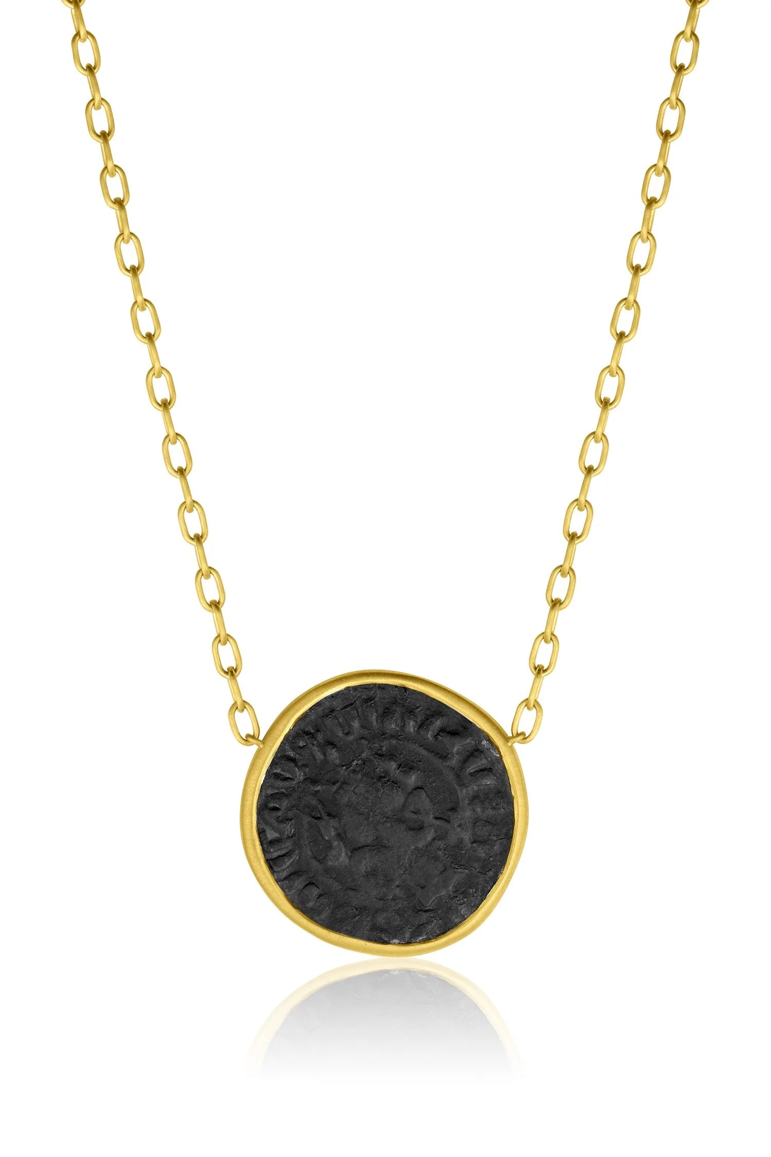 Ancient Coin Necklace - Bronze Crusader Coin