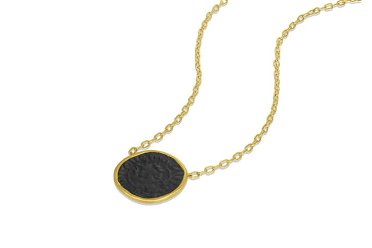 Ancient Coin Necklace - Bronze Crusader Coin