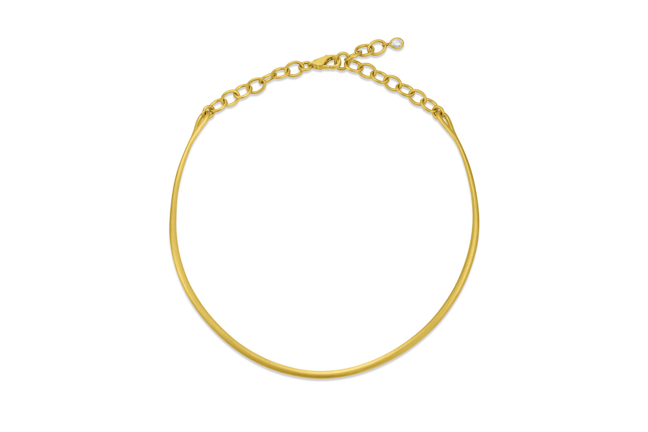 Loop Torque Necklace with Chain