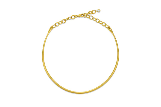 Loop Torque Necklace with Chain