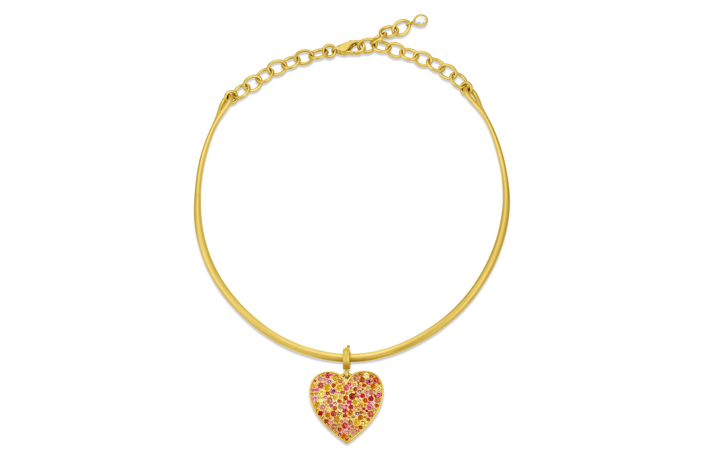 Loop Torque Necklace with Chain