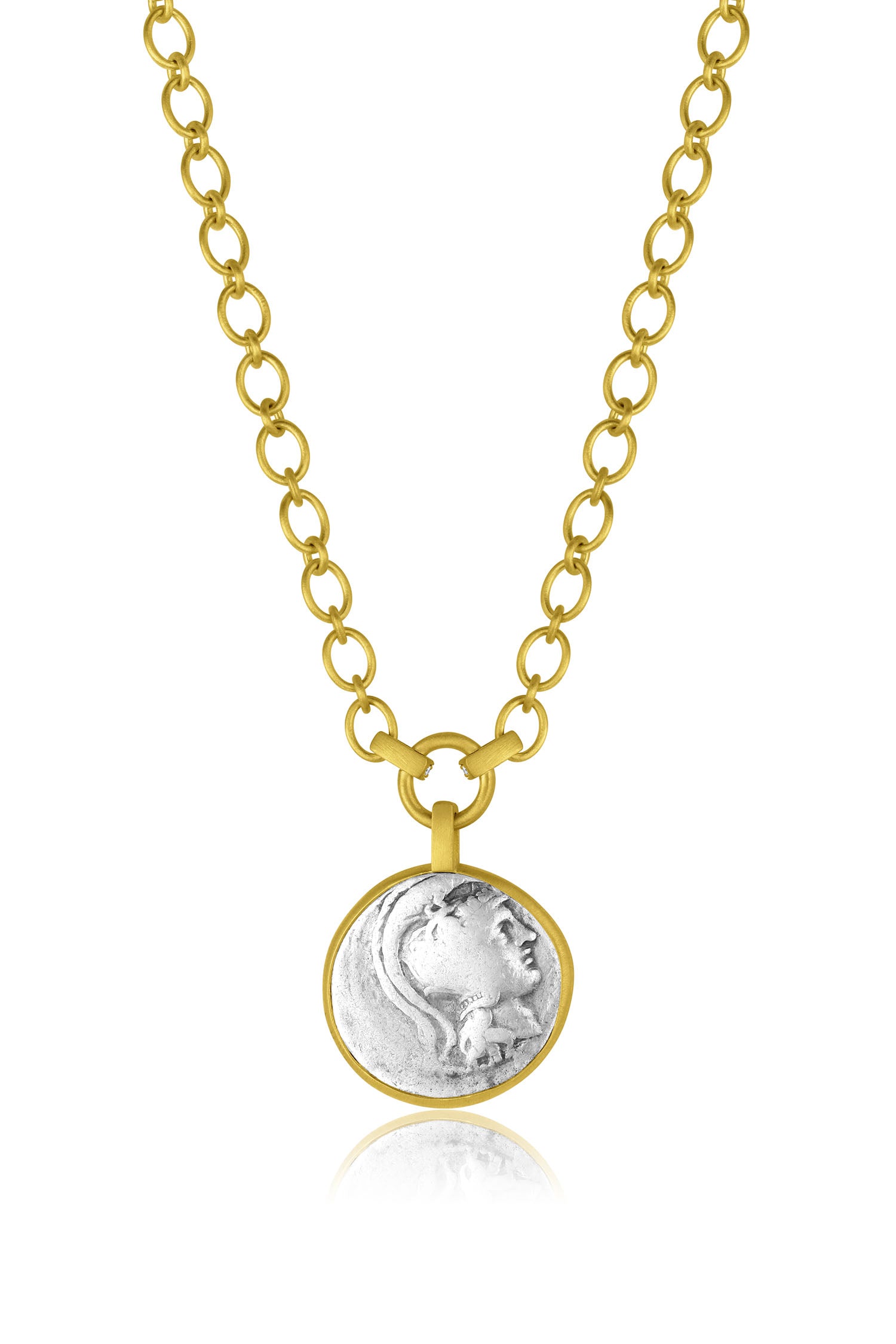 Ancient Coin Necklace - Silver Tetradrachm Owl