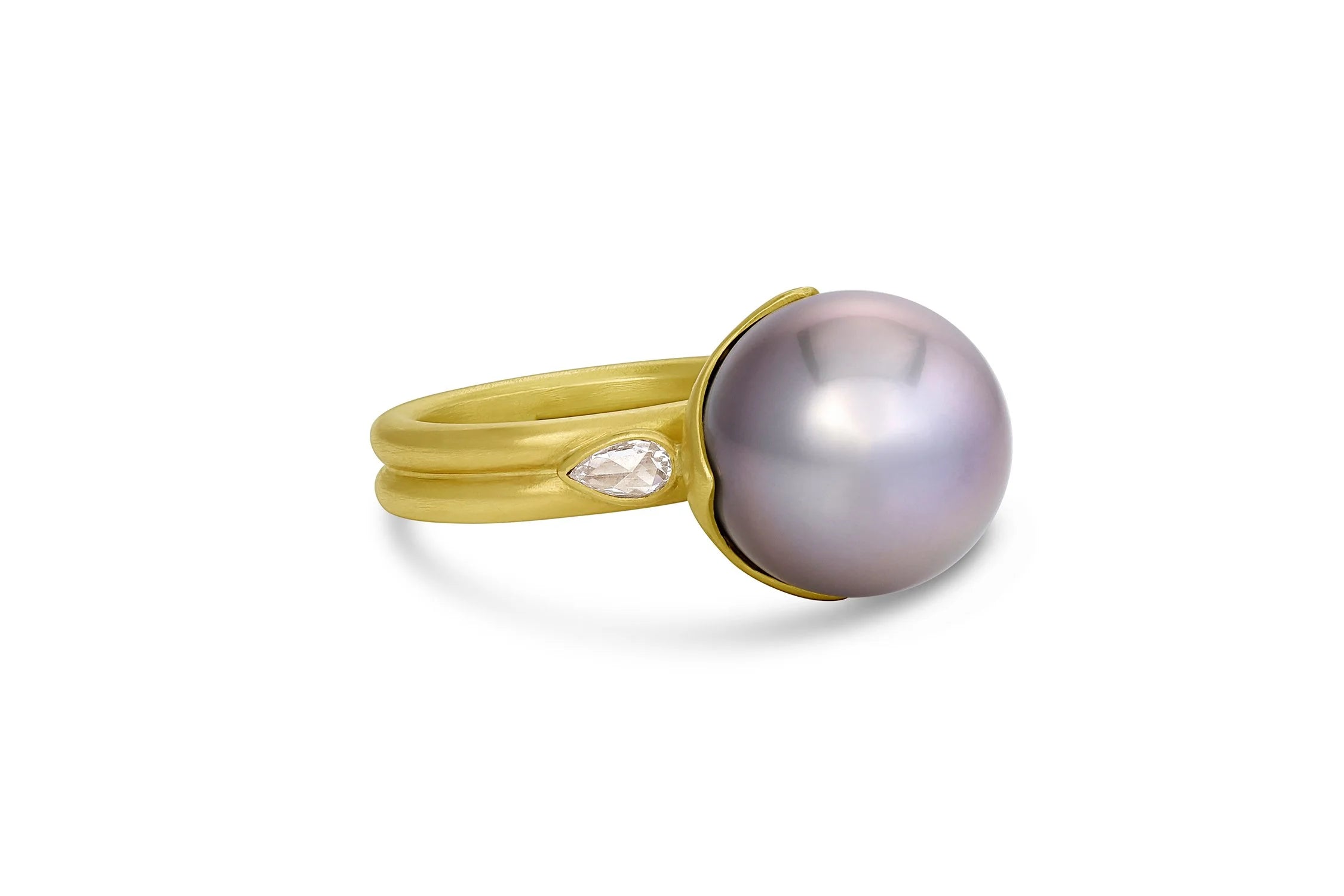 Bahari Ring - Tahitian Pearl