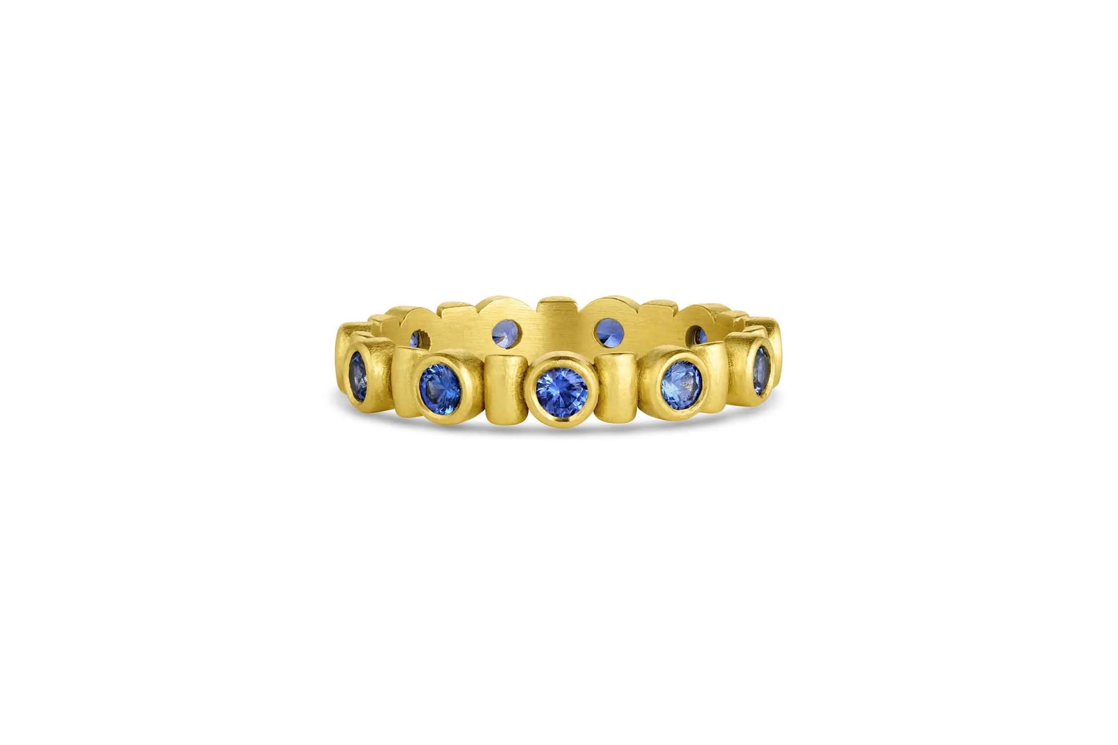 Ulaini Eternity Band - Blue Sapphire