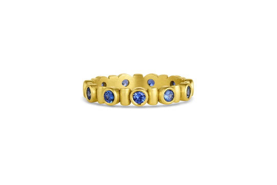 Ulaini Eternity Band - Blue Sapphire