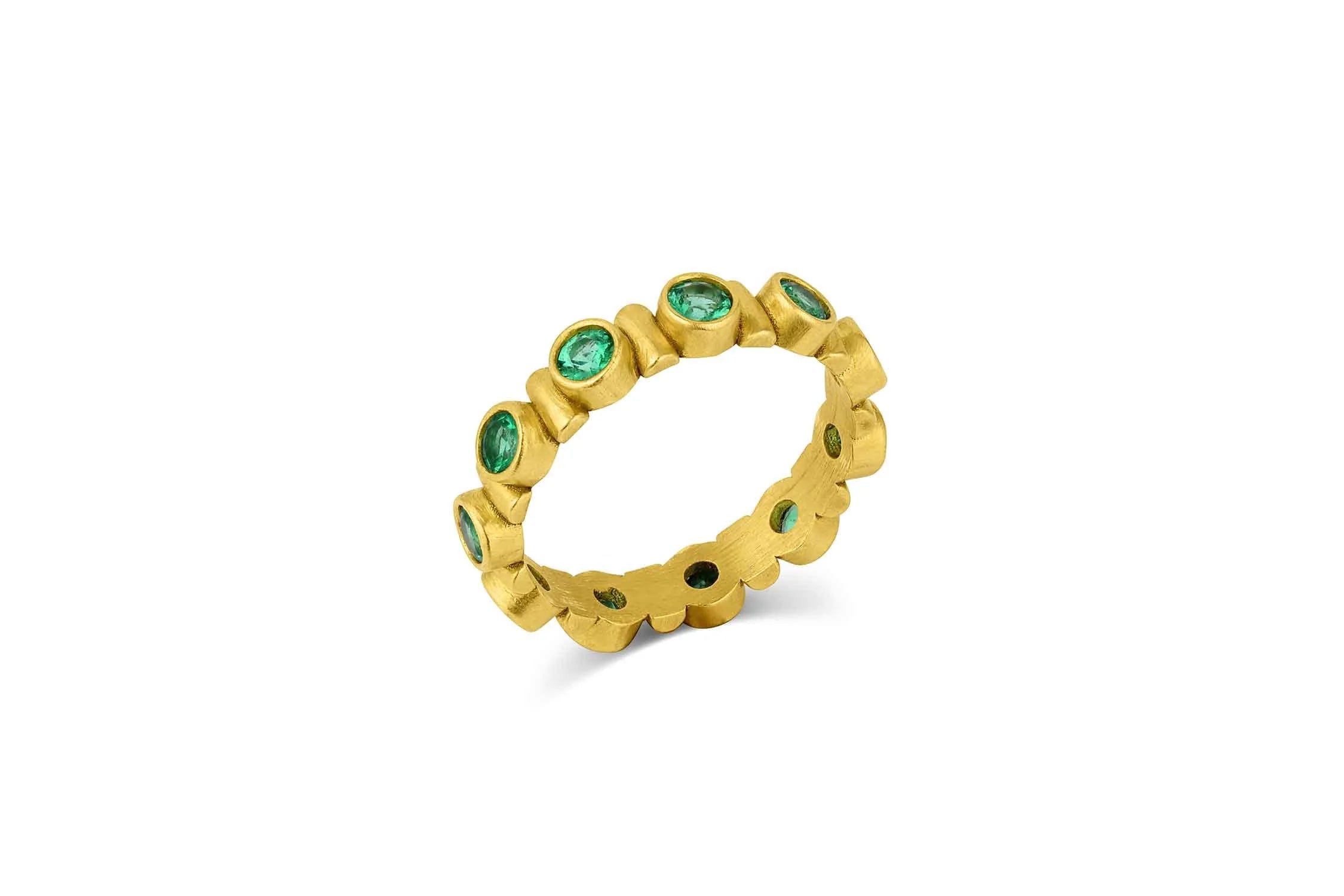 Ulaini Eternity Band - Emerald