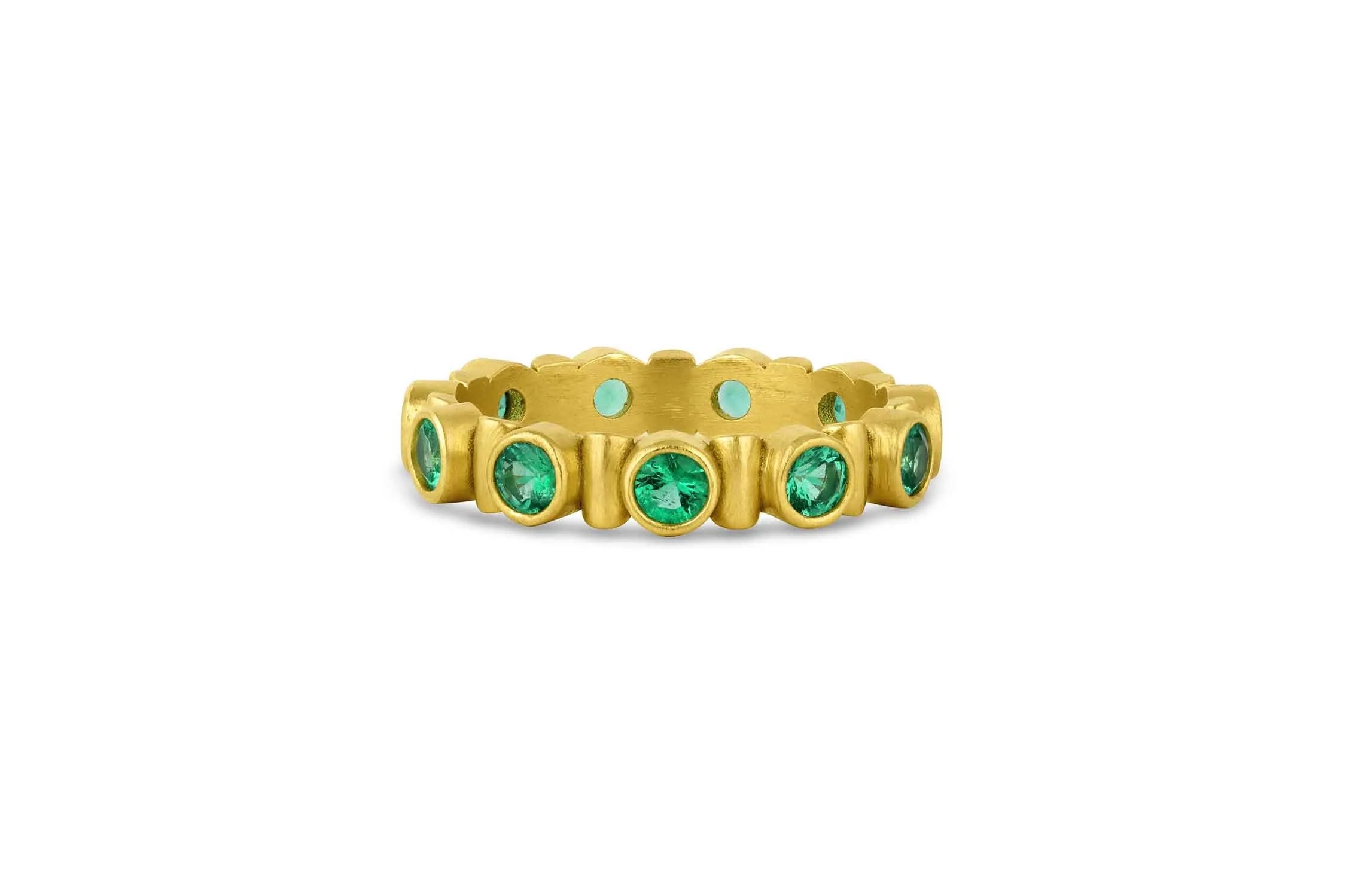 Ulaini Eternity Band - Emerald