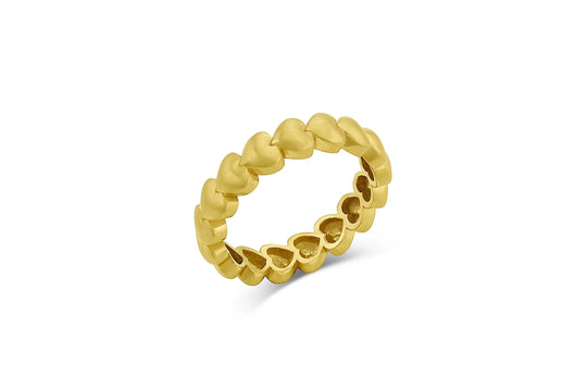 Solid Heart Eternity Band