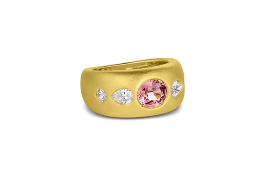 Tilly Ring - Malaya Garnet & Diamond