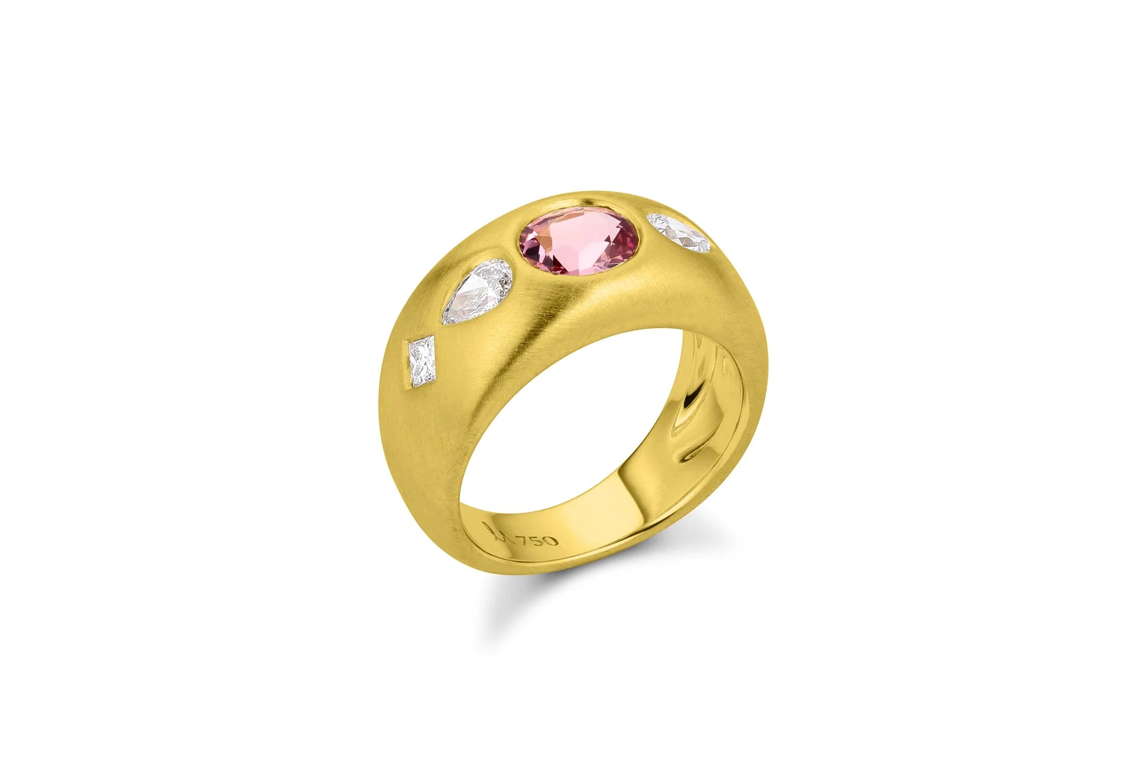 Tilly Ring - Malaya Garnet & Diamond