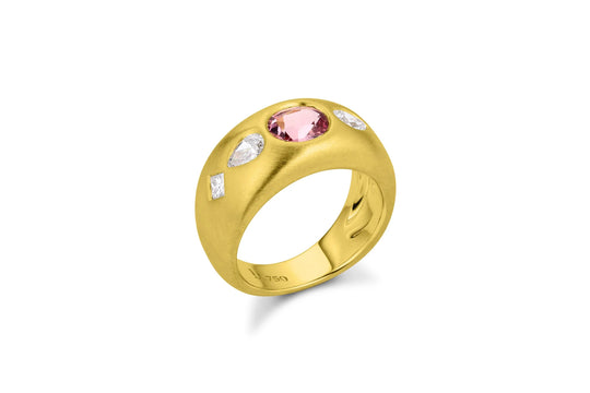Tilly Ring - Malaya Garnet & Diamond