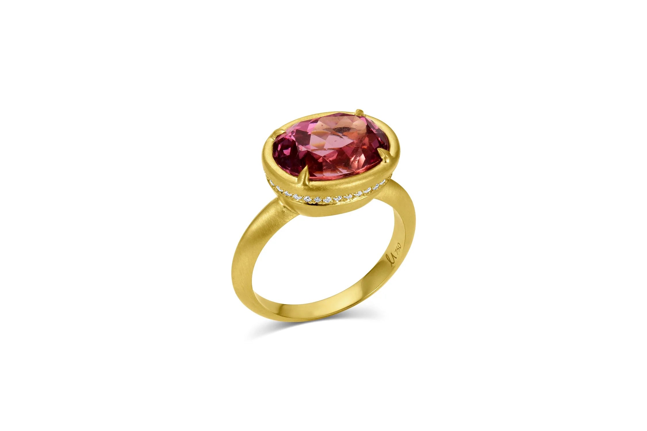 Bijou Ring - Lotus Garnet