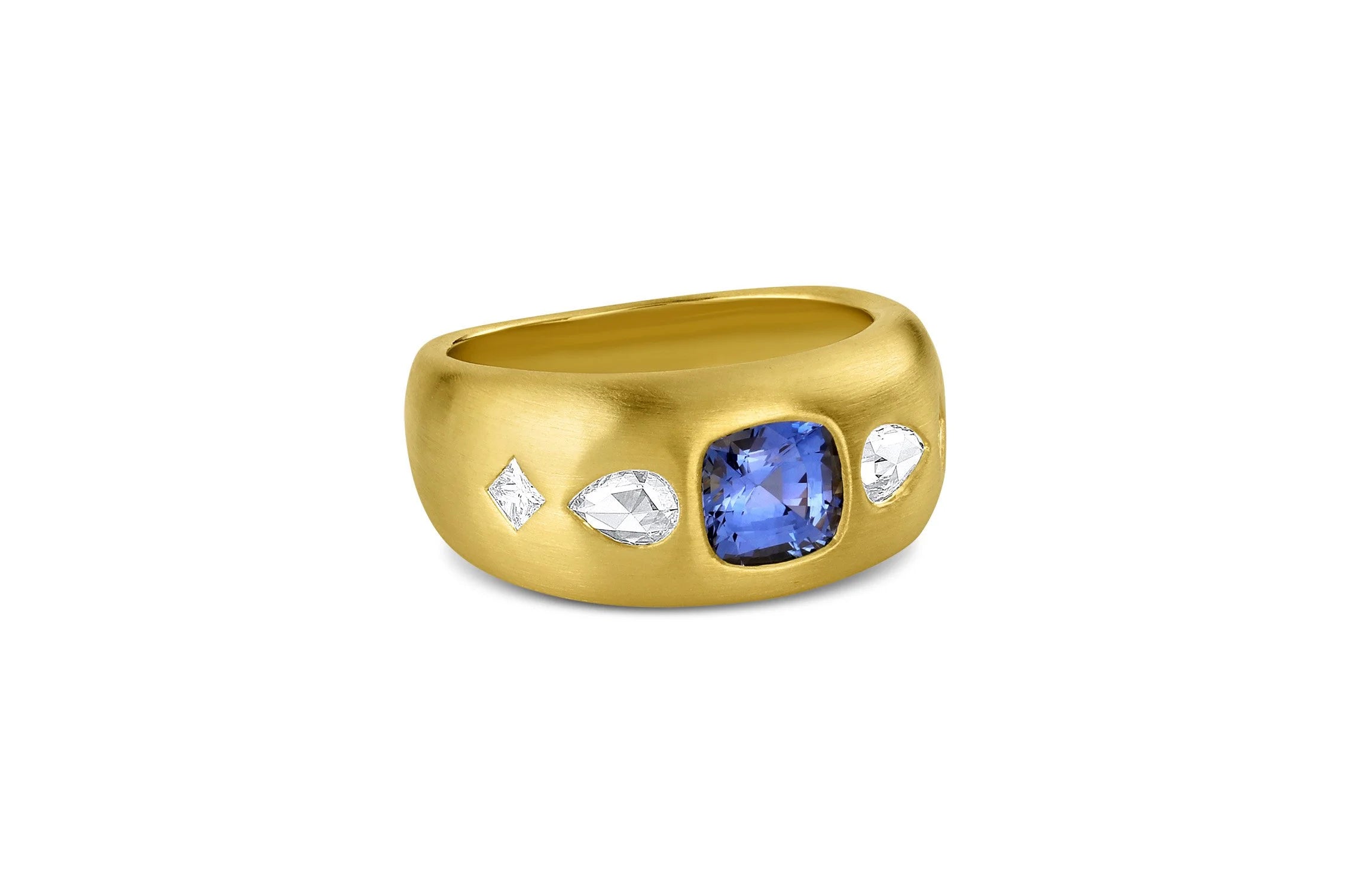 Tilly Ring - Blue Sapphire & Diamond
