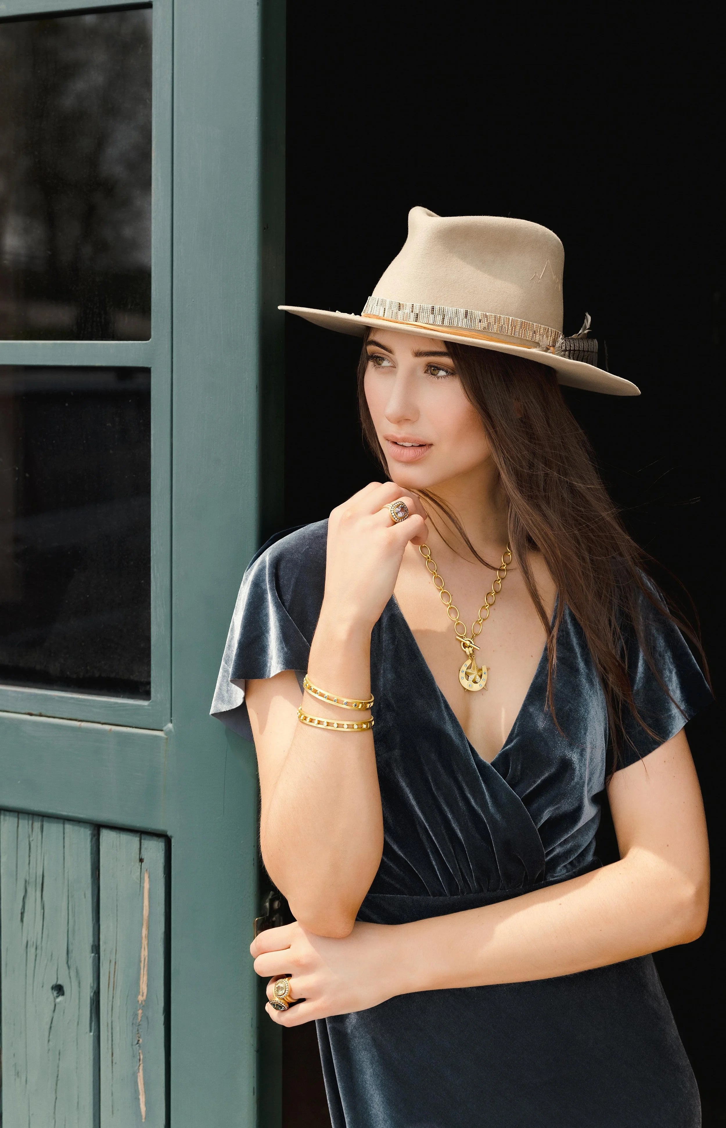 18" Large Chain with Two Diamond Toggle