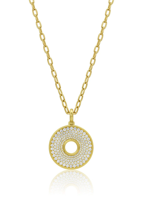 Amani Pavé Pendant - Diamond