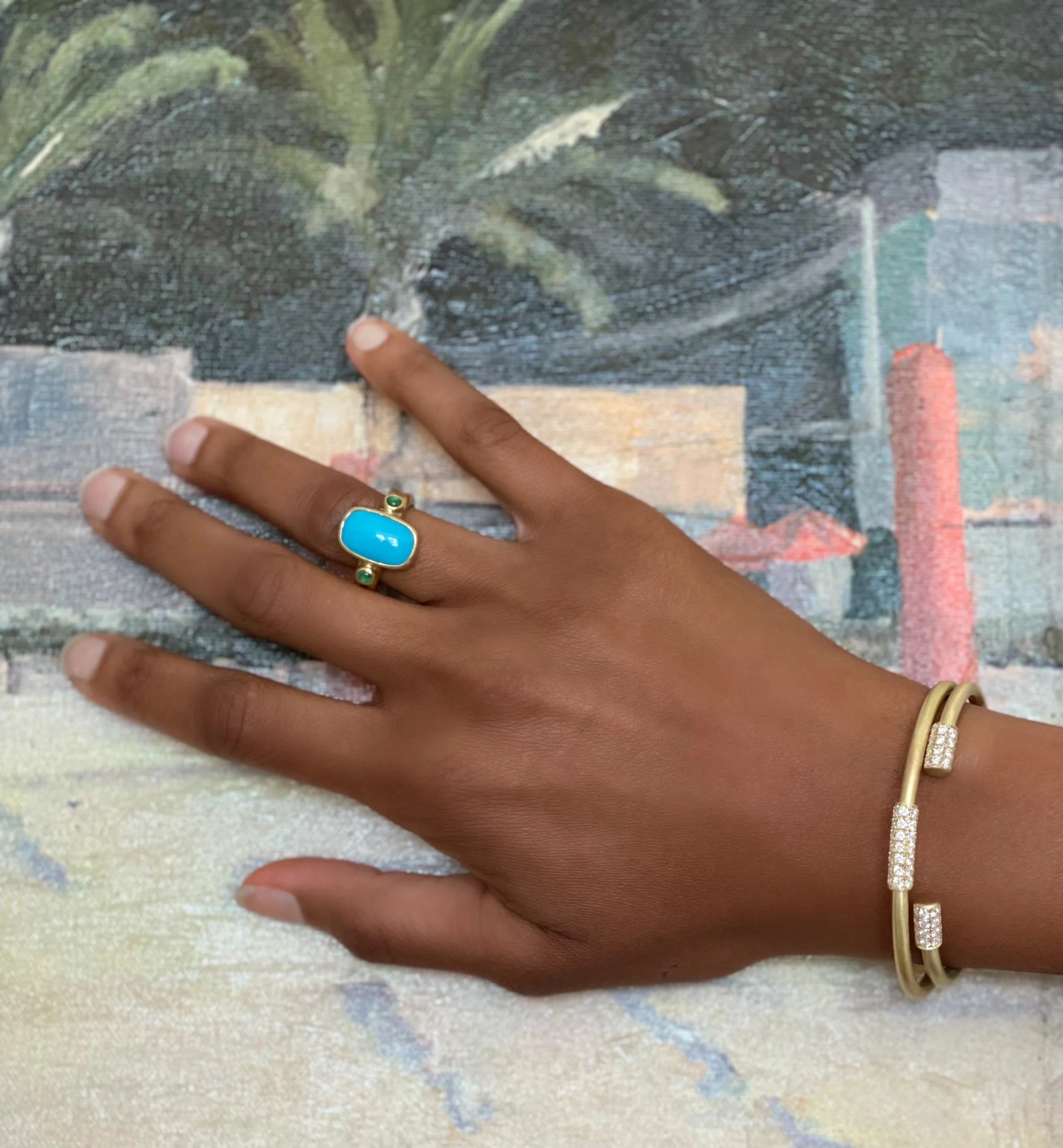 Amani Cuff w/Diamond Pavé